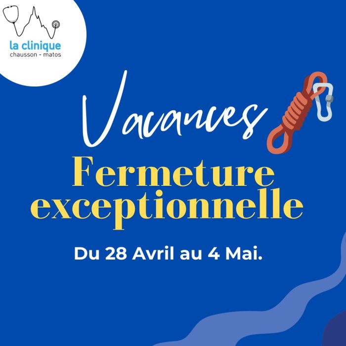 Fermeture exceptionnelle
